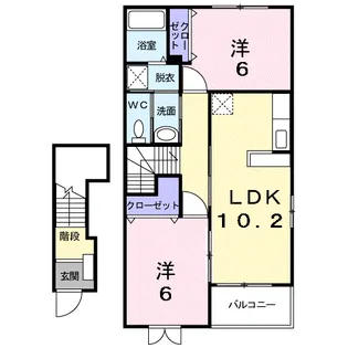 セレーノ カーサ【2階】の間取り
