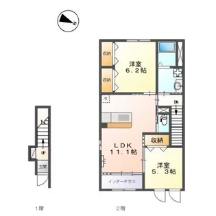 クラウド I【2階】の間取り