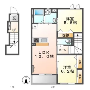 SOPHIA(ソフィア)【2階】の間取り