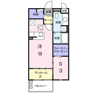 エルフローレ【1階】の間取り