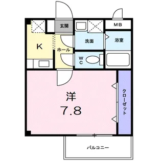 メゾン・プラティーク【2階】の間取り
