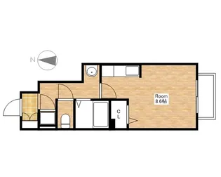 エスポワール参番館【1階】の間取り