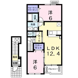 ヴィオラ フィオーレ【2階】の間取り
