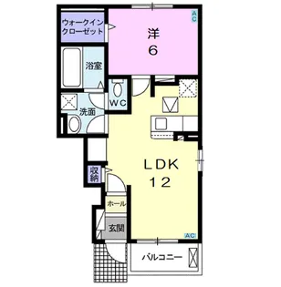 グレイスコート【1階】の間取り