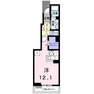 プラシード【1階】の間取り