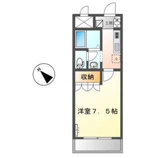 ブルーム・T【1階】の間取り