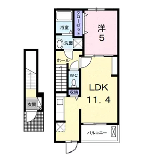 CREVIA【2階】の間取り
