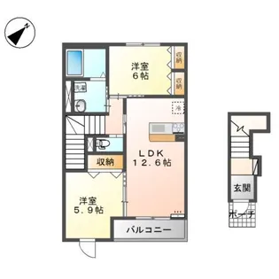 ルミエール【2階】の間取り