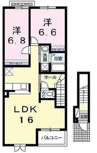 イーストガーデン【2階】の間取り