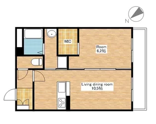クレシタ近江【2階】の間取り