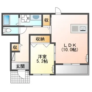 Jupiter Ex【1階】の間取り