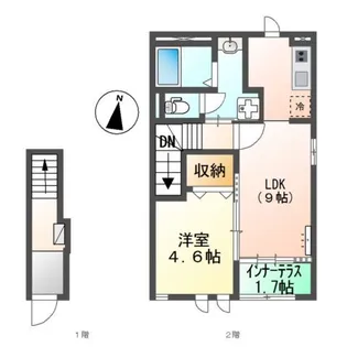 ア・レーズ【2階】の間取り
