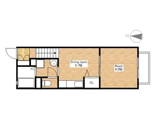 エスポワール参番館【2階】の間取り