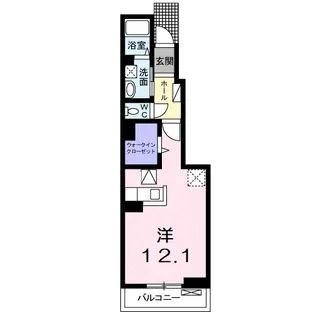 プラシード【1階】の間取り