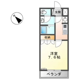 メゾフォルテ【1階】の間取り