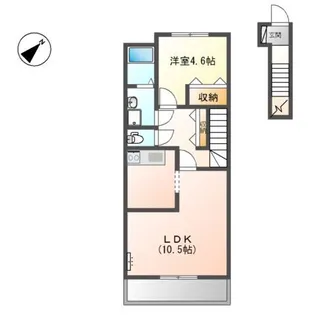 エクセレントアーバン・カズ【2階】の間取り