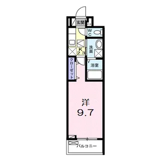 ジェルメ コンフォート【1階】の間取り