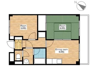 滋賀県近江八幡市安土町小中【マンション】の間取り
