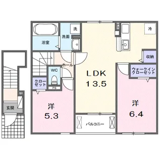 グレース プルミエ【2階】の間取り