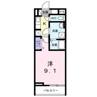 エスポワールK【2階】の間取り