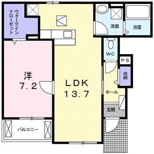 フォンヴィラージュ【1階】の間取り