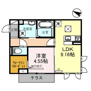 ウインズ23【1階】の間取り