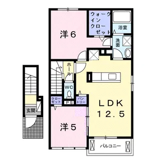 シーダーパルⅡ【2階】の間取り