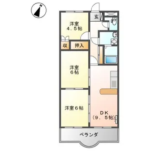 スピカ:21【2階】の間取り