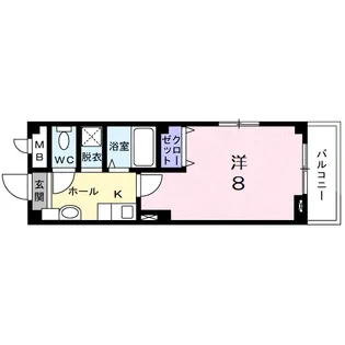 アルドーレ【1階】の間取り