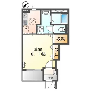 エスペリア【1階】の間取り