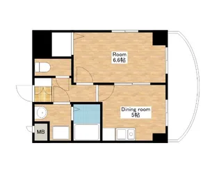 滋賀県野洲市北野1丁目【マンション】の間取り