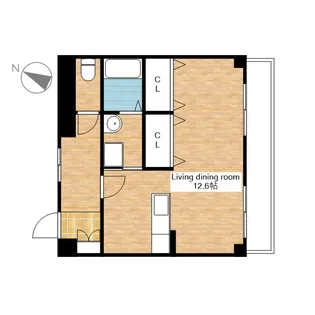 アーク280【203号室】の間取り