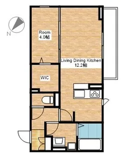 滋賀県近江八幡市鷹飼町北3丁目【アパート】の間取り