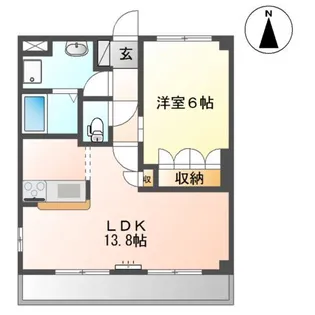 メゾン トレント【2階】の間取り