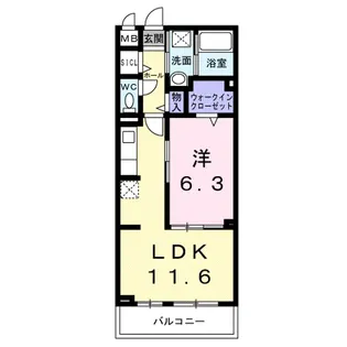ルーチェ【2階】の間取り