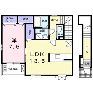 アンジュメゾン【2階】の間取り