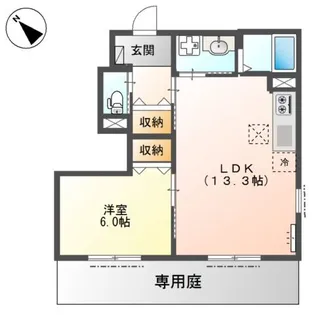 アリビオ【1階】の間取り