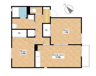 キャッスル【1階】の間取り