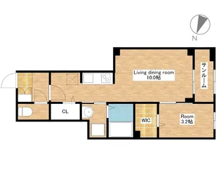 滋賀県近江八幡市鷹飼町【アパート】の間取り