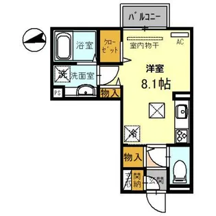 ドリームメゾンHYS【2階】の間取り