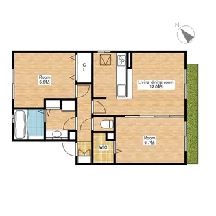 Canal寿 B棟【1階】の間取り