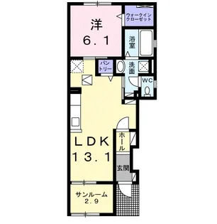 ローリエ【1階】の間取り