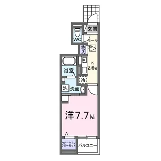 アップフィールド 共栄 Ⅲ【1階】の間取り