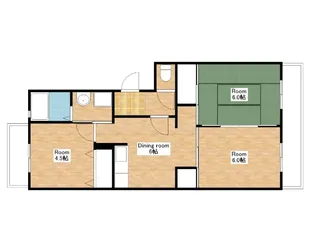 シェソワ【1階】の間取り