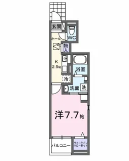 アップフィールド 共栄 Ⅲ【1階】の間取り