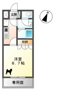 KUKUNA【1階】の間取り