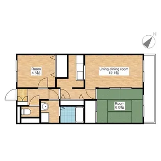 プロニティ桜宮【2階】の間取り