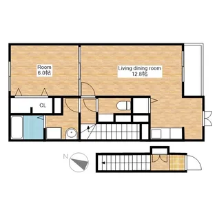 ブローテ【2階】の間取り