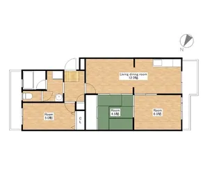 グランバリュー【4階】の間取り