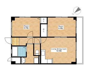 オンディーヌ【2階】の間取り